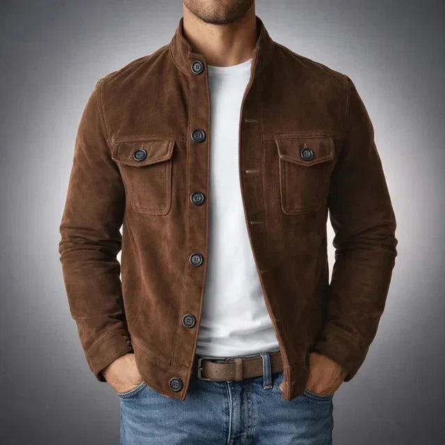 Lorenzo Milano Suede Jacket | SIMSHA
