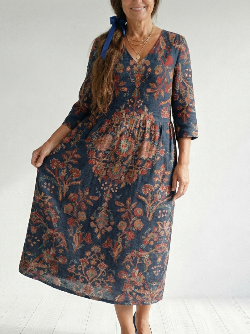 Rosalie Soft Drape Midi Dress