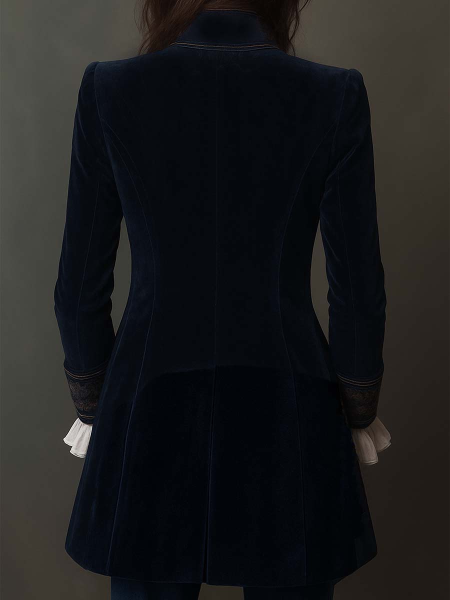 Elaine Hart London Octavia Women's Embroidered Longline Jacket