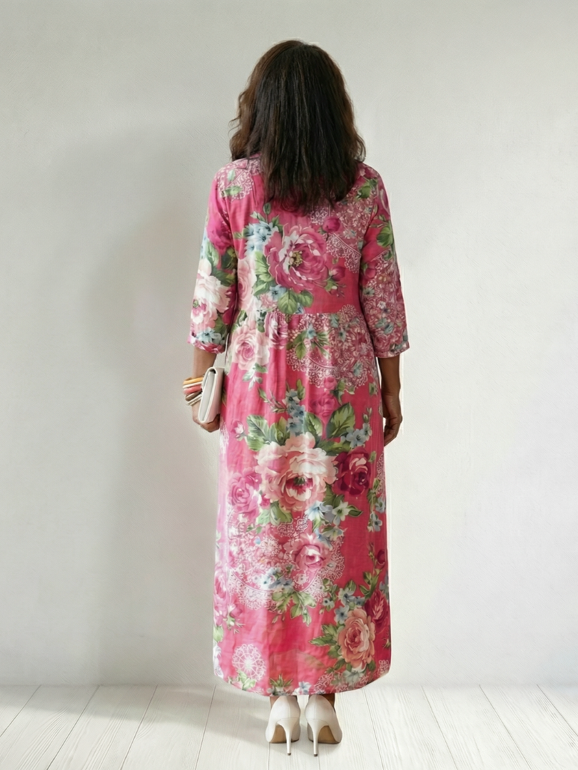Lucille Flattering Fit Midi Dress