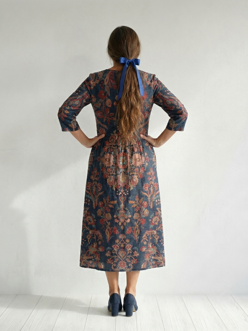 Rosalie Soft Drape Midi Dress