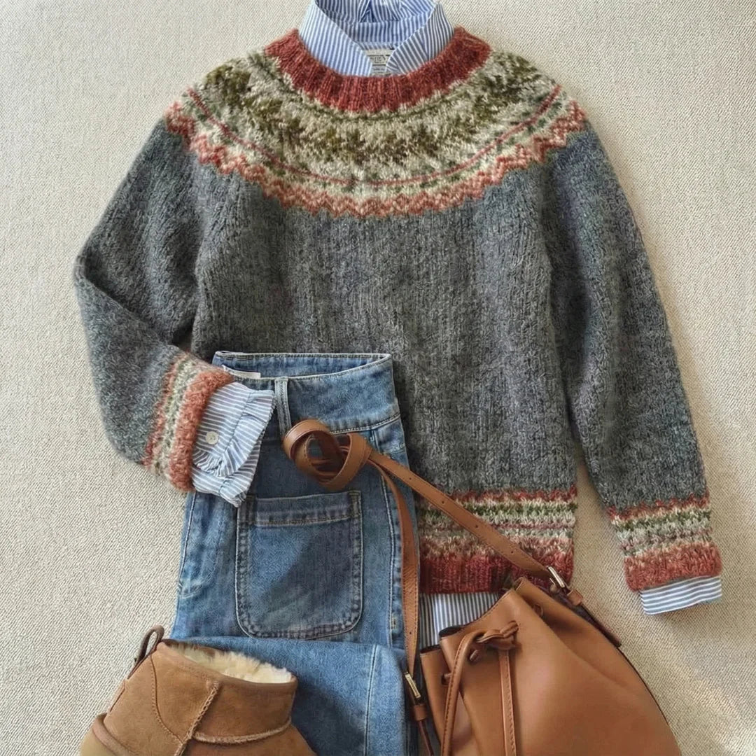 Florence Vintage Fair Isle Jumper