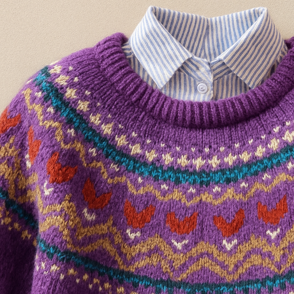 Noelle Heritage Fair Isle Knit Jumper