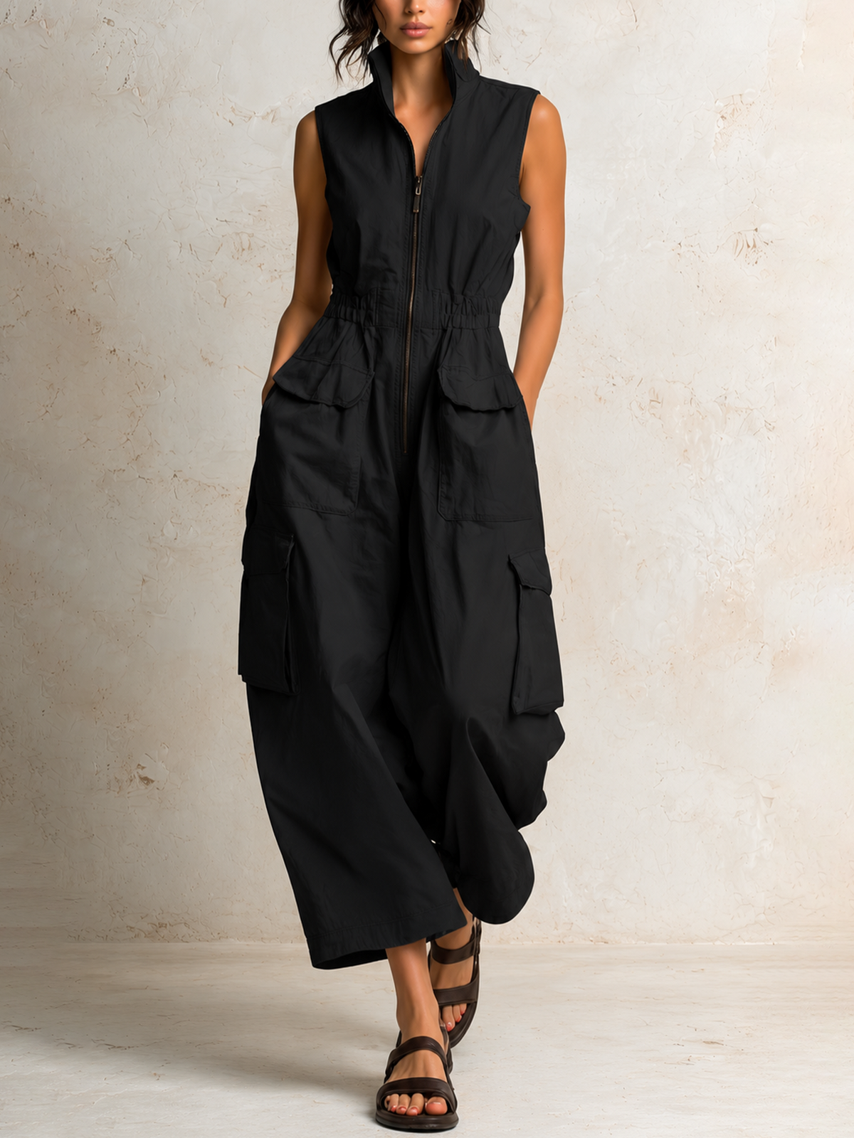 Amara Utility Cargo Jumpsuit | SIMSHA