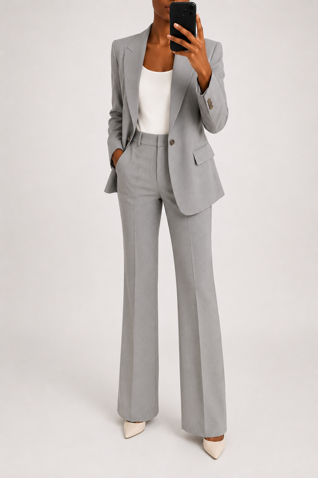Aurelia Draped Two-Piece Trouser Set | SIMSHA