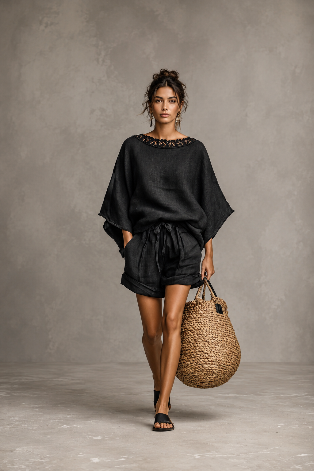 Isla Lace Blouse & Shorts Set | SIMSHA