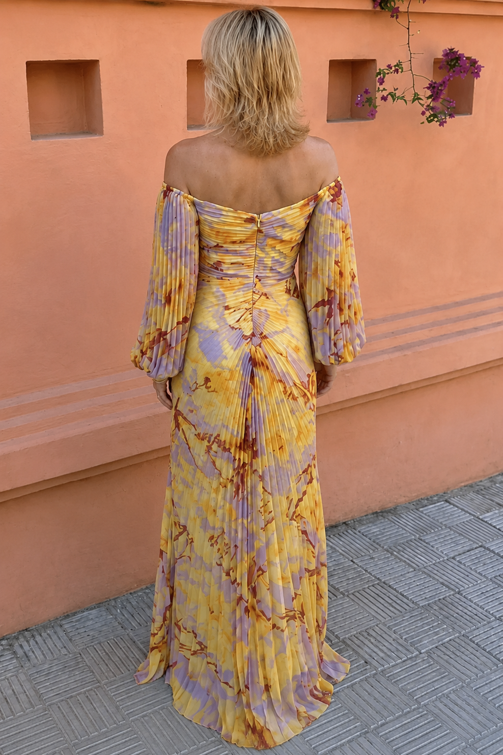 Aurelia Floral Off-Shoulder Maxi Dress | SIMSHA