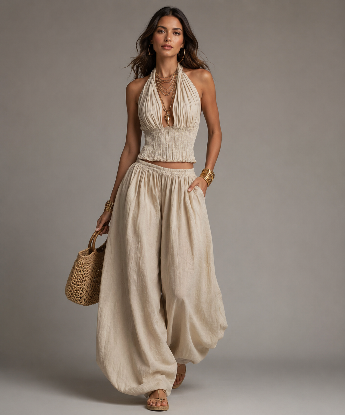 Sahara Breeze Halter Set | SIMSHA