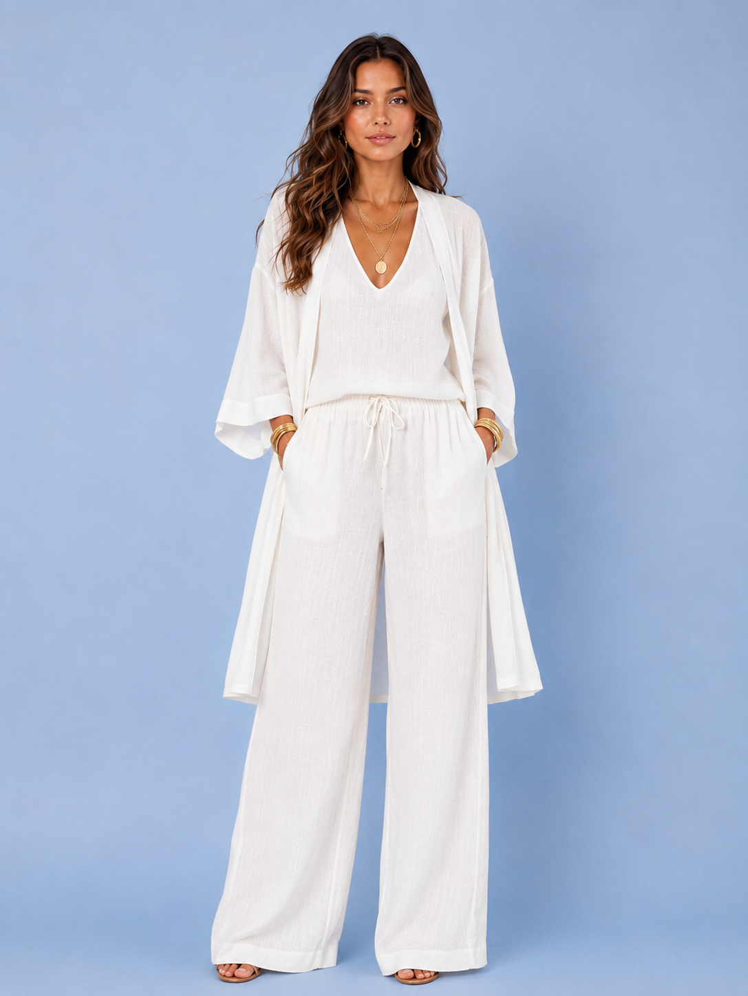 Isla Linen Lounge Set | SIMSHA