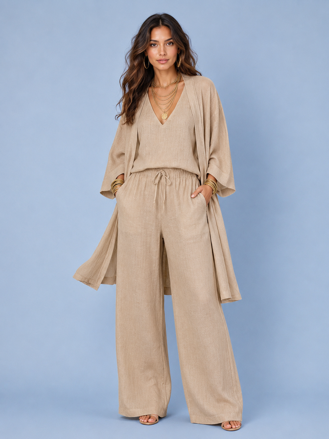 Isla Linen Lounge Set | SIMSHA