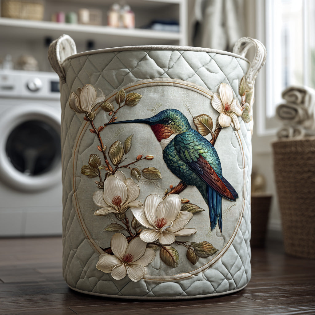 Daisy™ | Hummingbird Lace Laundry Basket