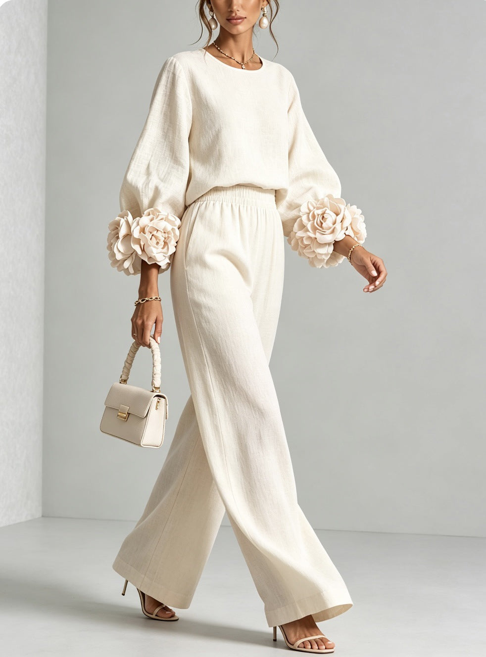 Aurelia™ | Sculpted Floral Two-Piece Set
