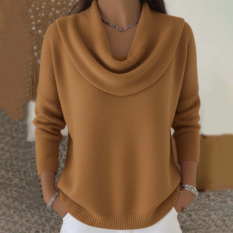 Eleanor™ | Elegant Cowl Neck Jumper