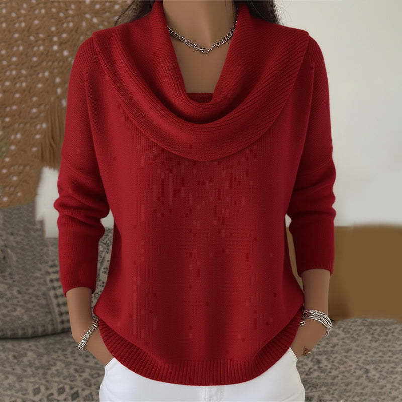 Eleanor™ | Elegant Cowl Neck Jumper