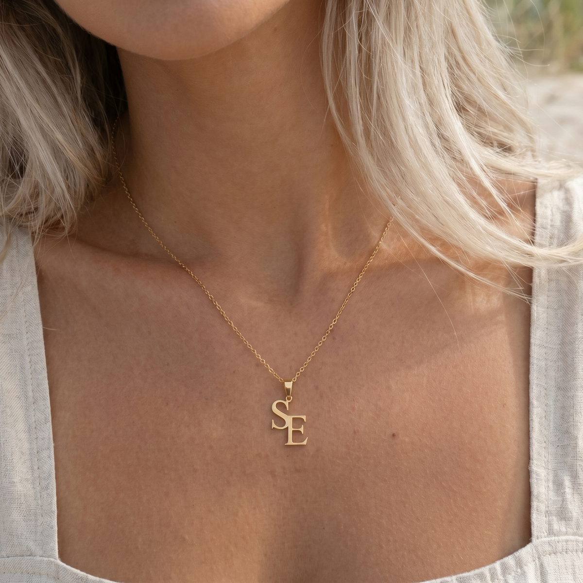 Olivia - Initials Necklace