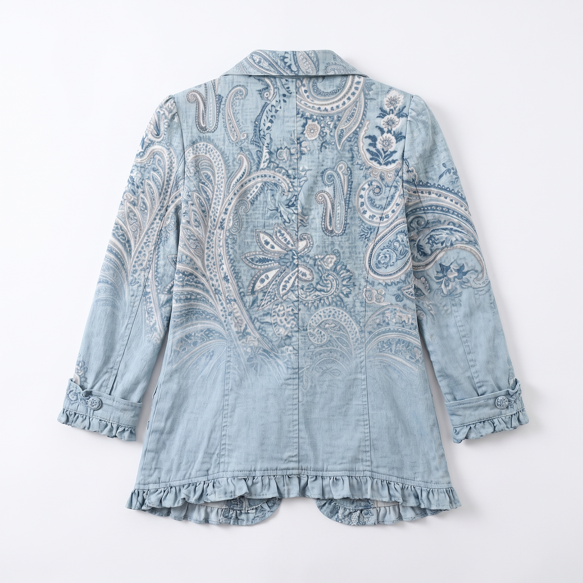 Florence™ Vintage Paisley Pleated Jacket