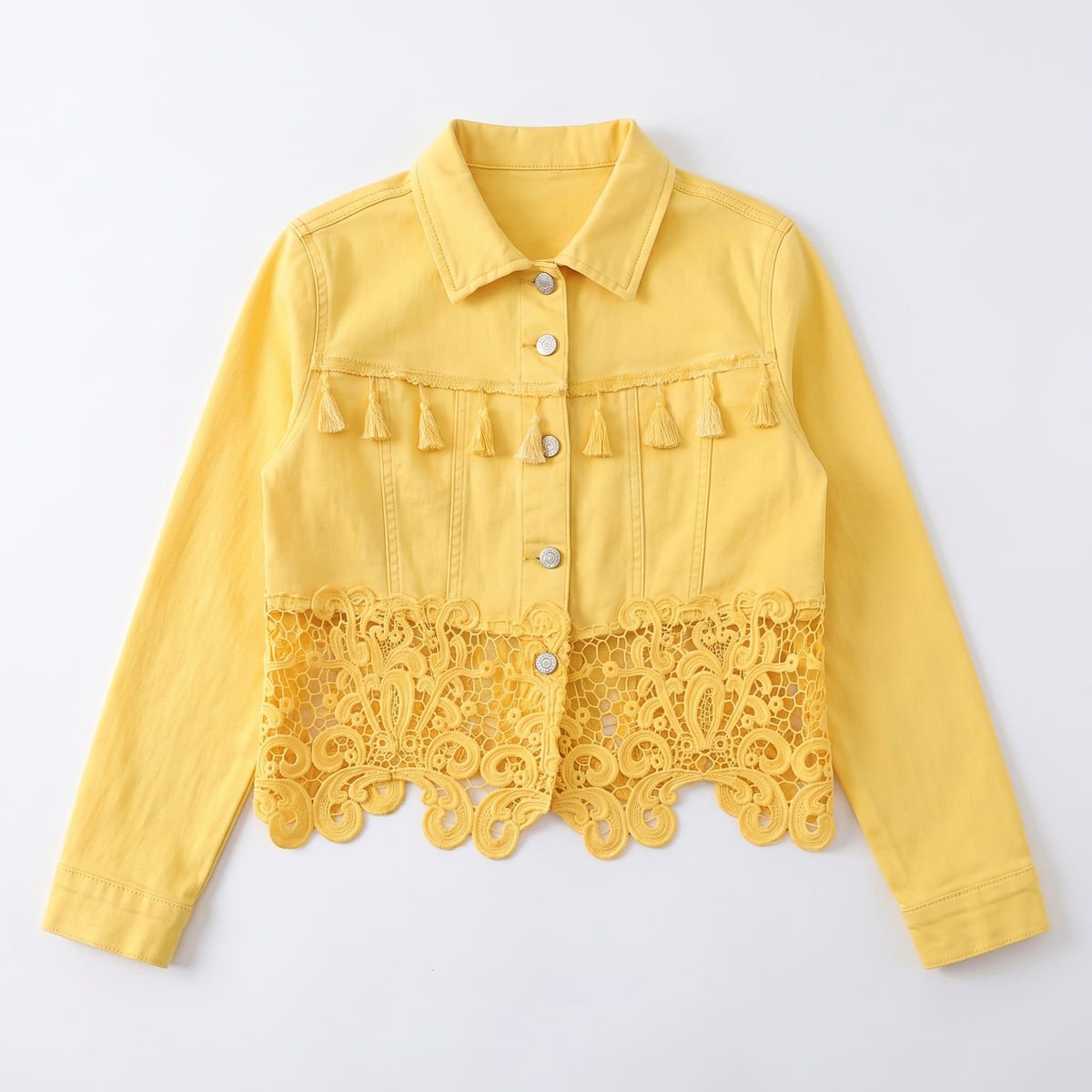 Genevieve™ Fringe Lace Jacket