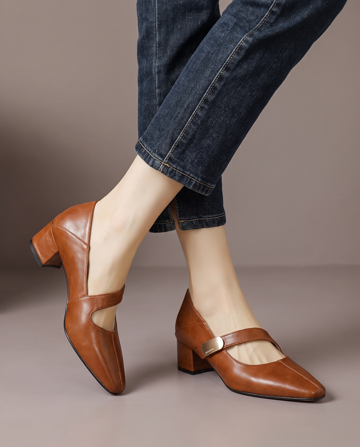 Isla™ Gold Detail Mary Janes
