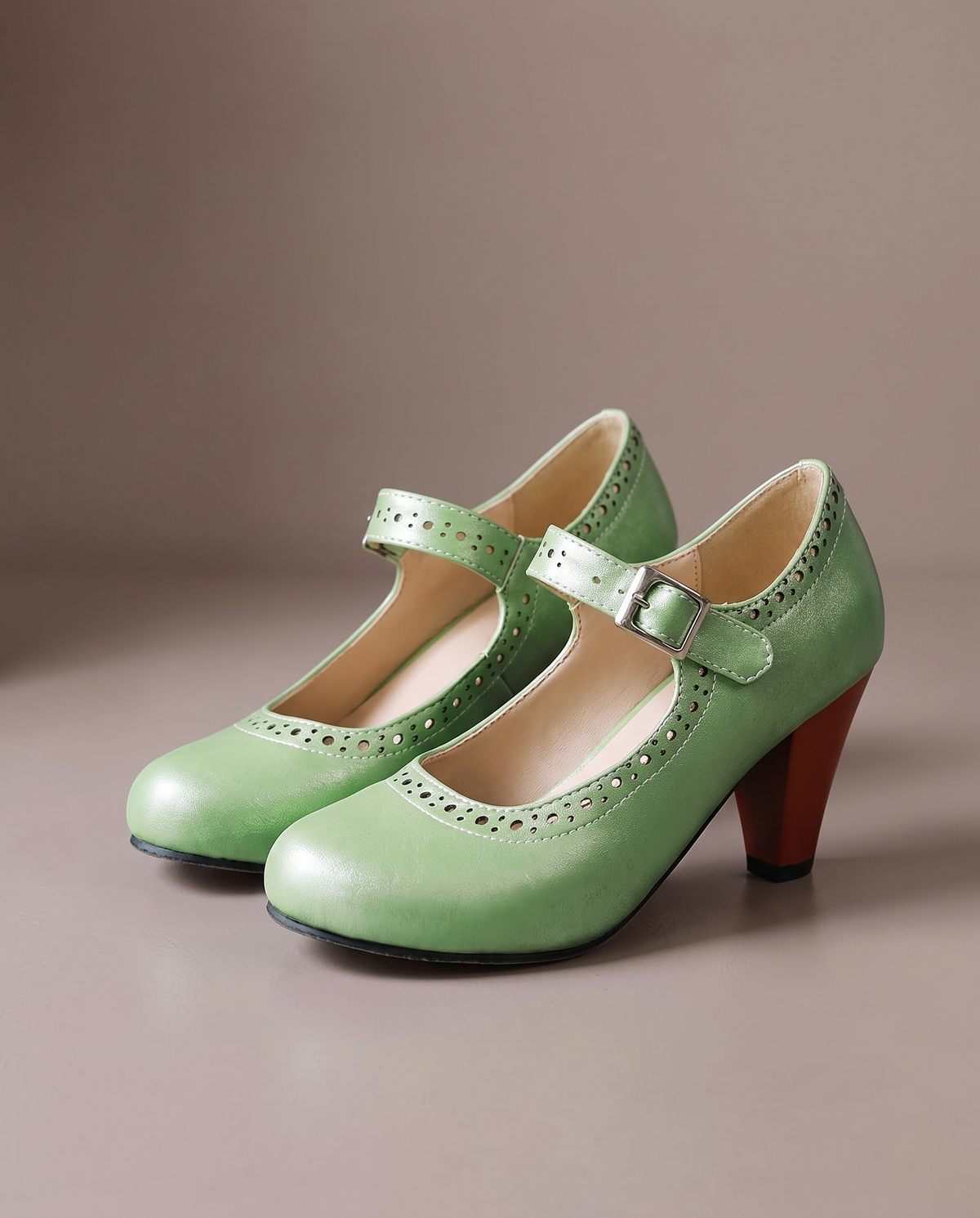 Juliette™ Gold Buckle Mary Janes