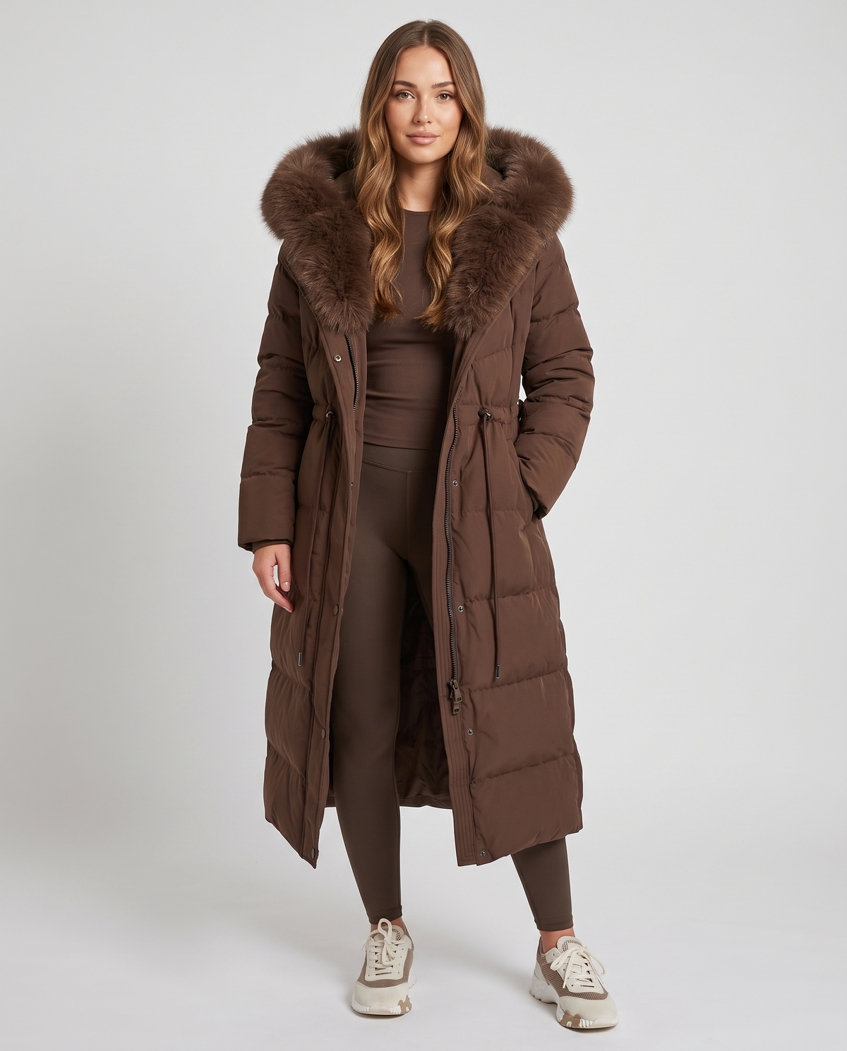 Charlotte™ Fur-Trim Puffer Coat