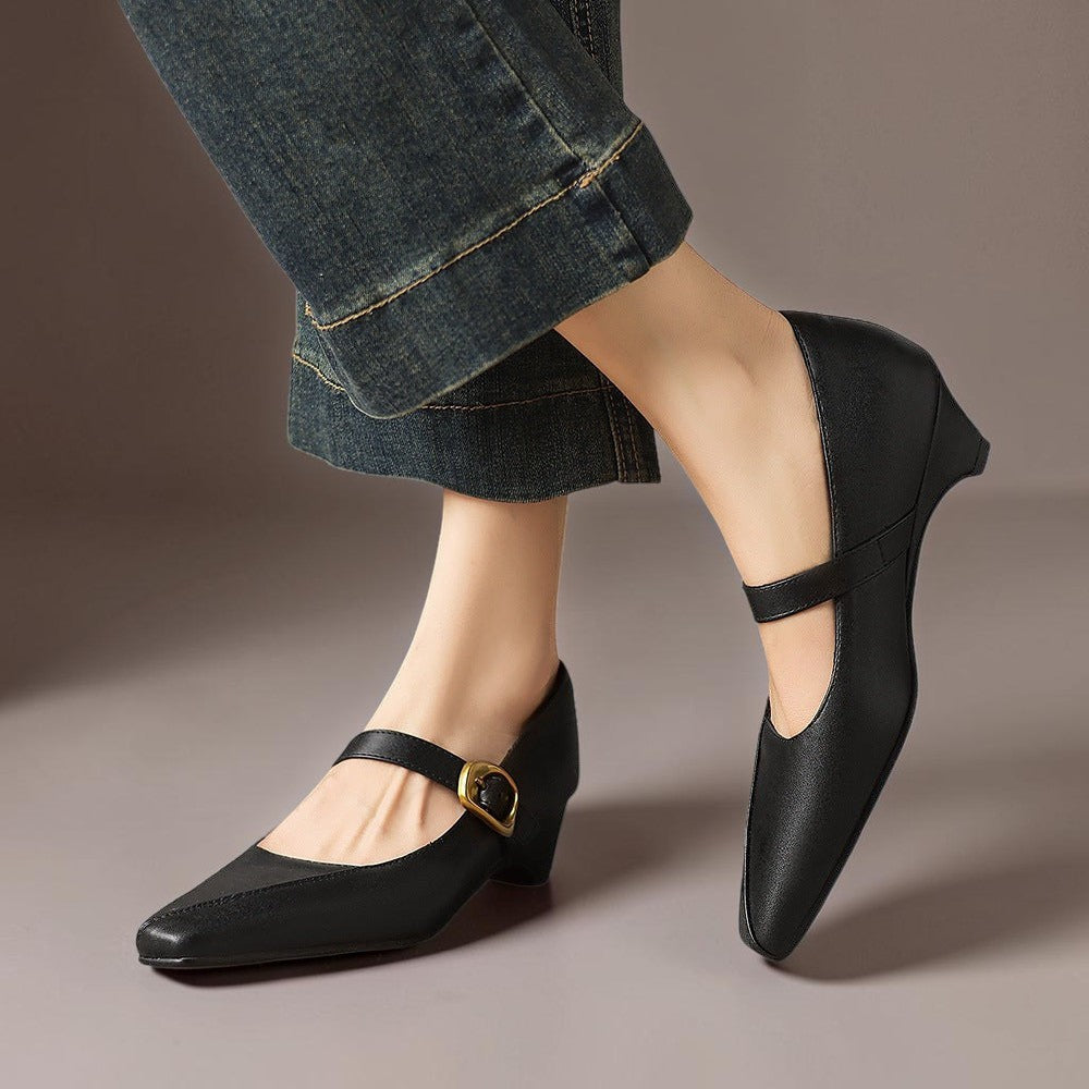 Valentina™ Classic Buckle Heels