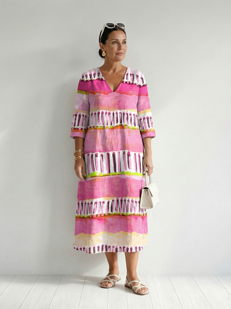 Adeline Soft Drape Midi Dress