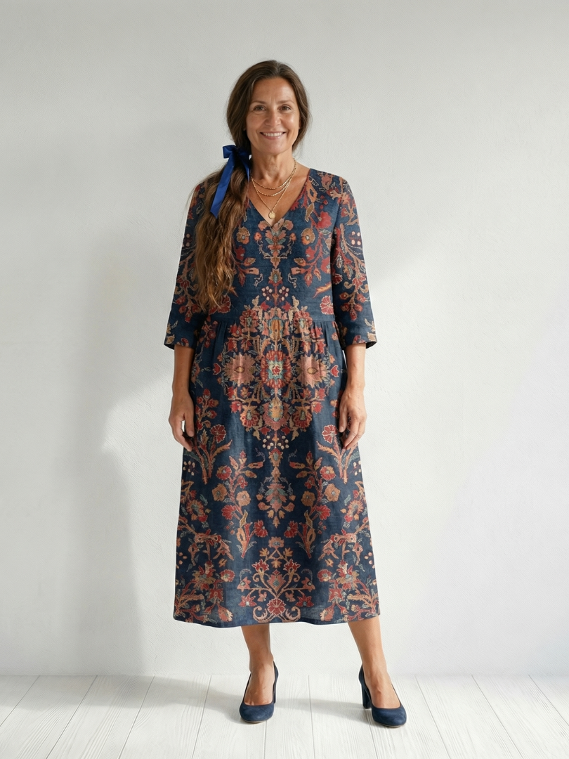 Rosalie Soft Drape Midi Dress