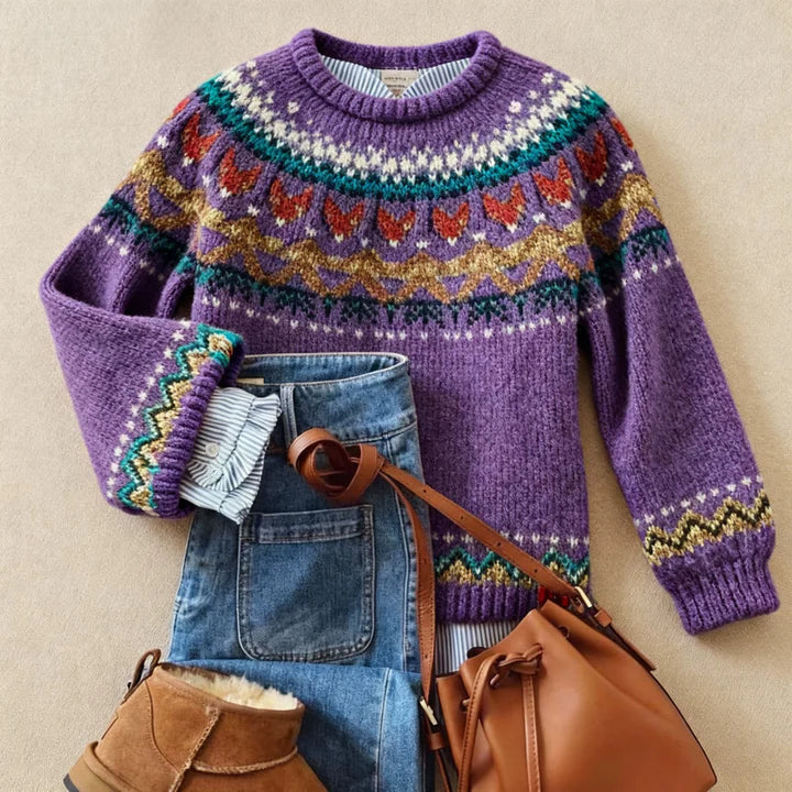 Noelle Heritage Fair Isle Knit Jumper