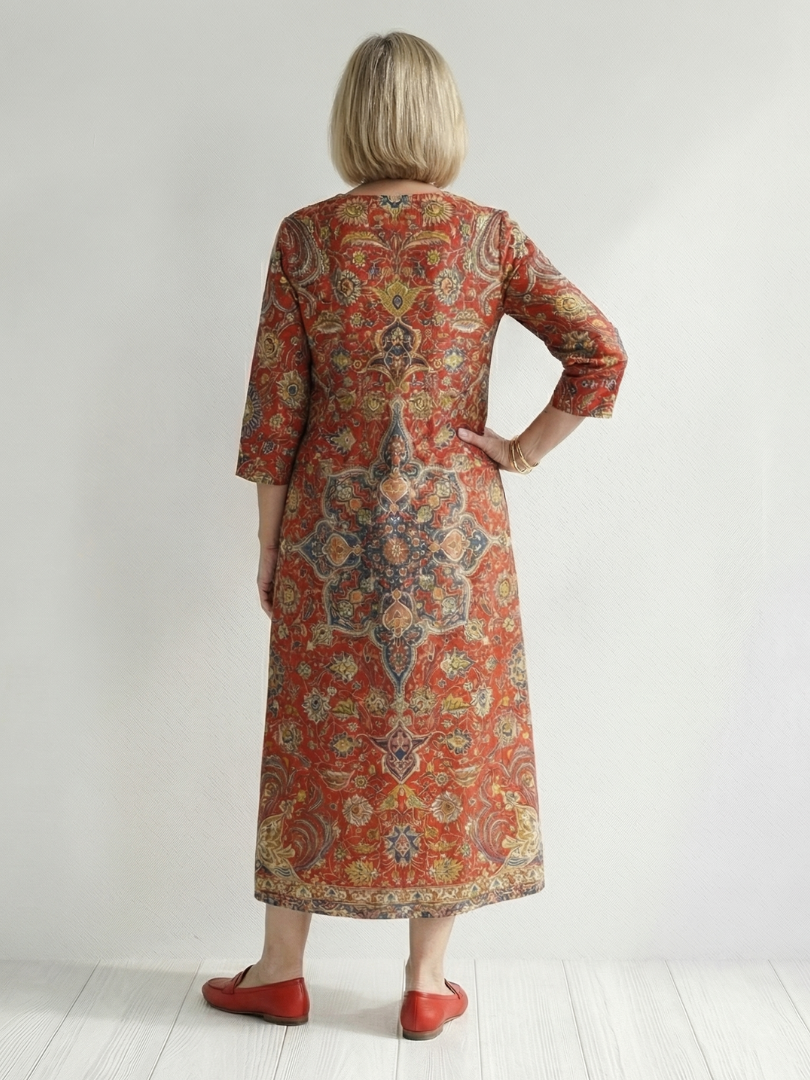 Sienna Flattering Floral Midi Dress