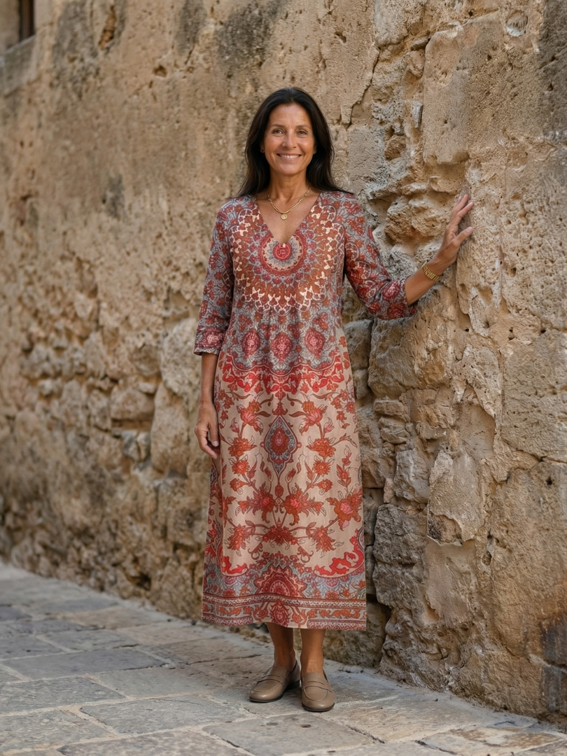 Elara Flattering Fit Midi Dress