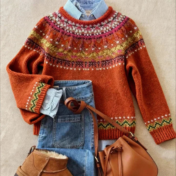 Aurelia Heritage Fair Isle Jumper