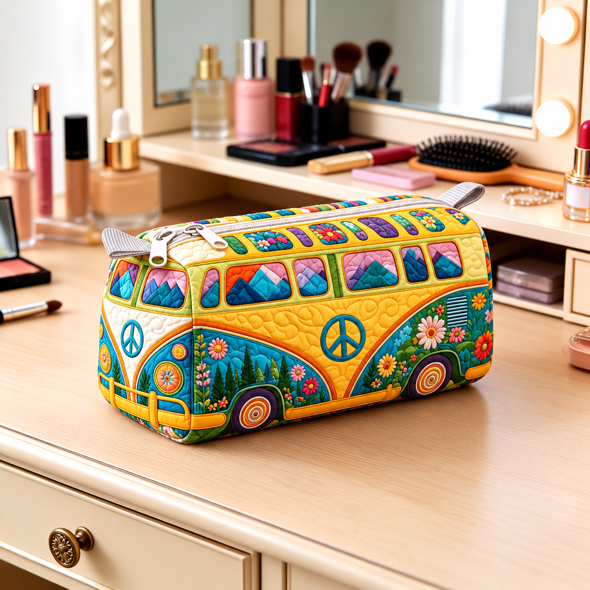 TRAIL | RETRO MOUNTAIN CAMPER COSMETIC BAG