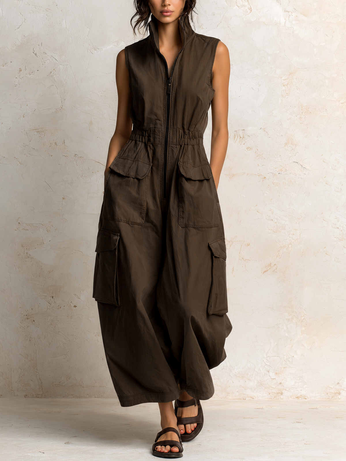 Amara Utility Cargo Jumpsuit | SIMSHA