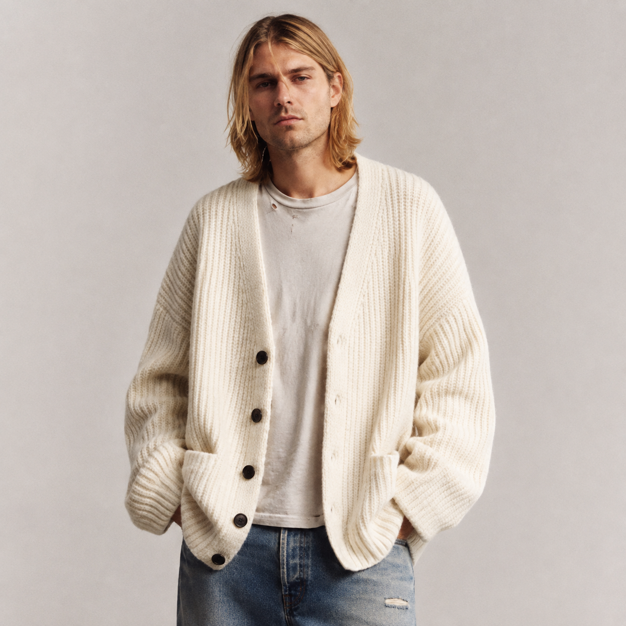 Arthur™ | Relaxed V-Neck Knit Cardigan
