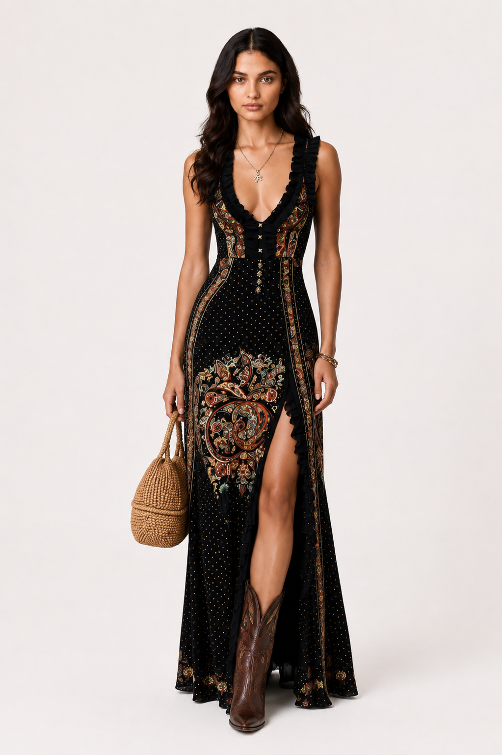Savannah Boho Maxi Dress | SIMSHA