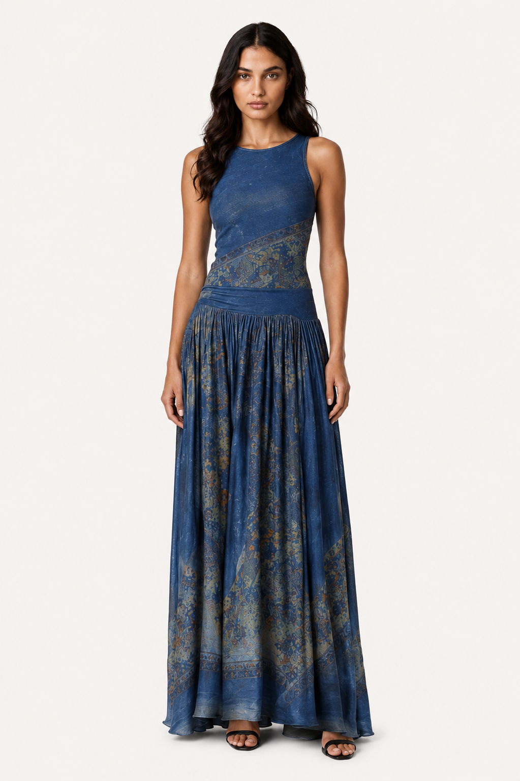 Azure Grace Maxi Dress | SIMSHA