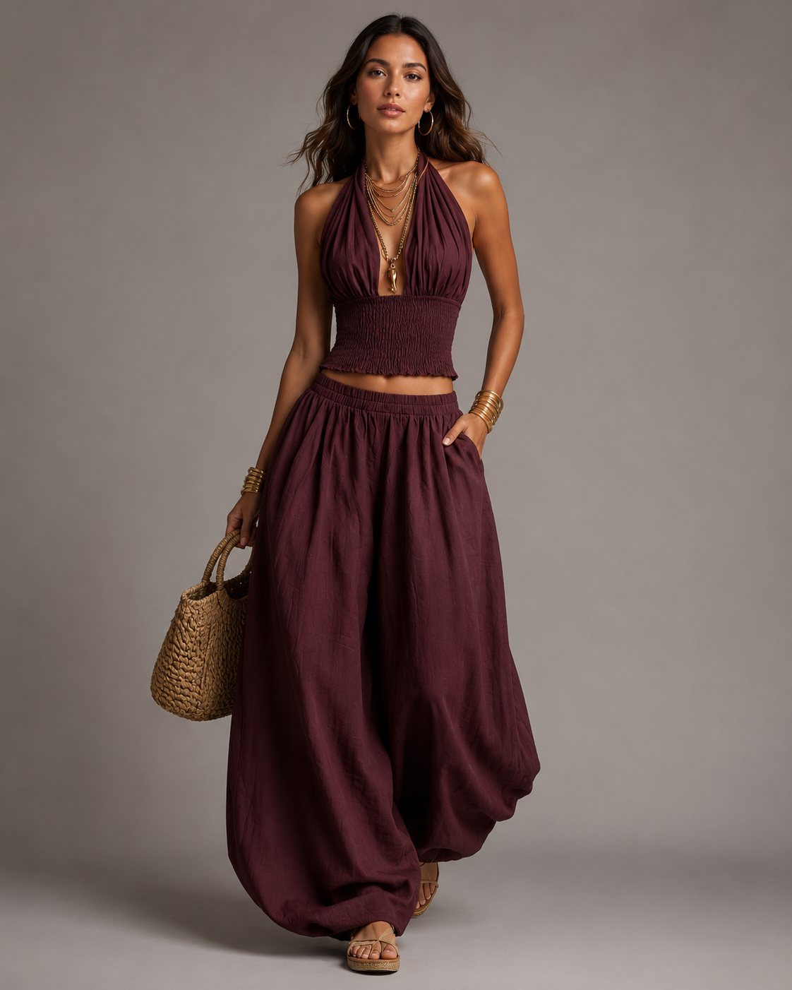Sahara Breeze Halter Set | SIMSHA