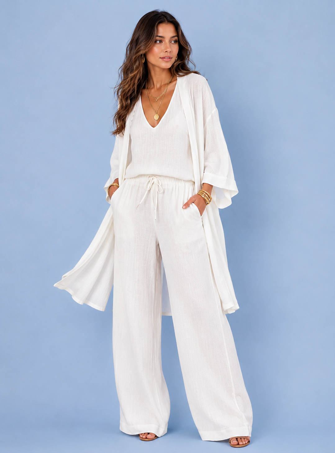 Isla Linen Lounge Set | SIMSHA