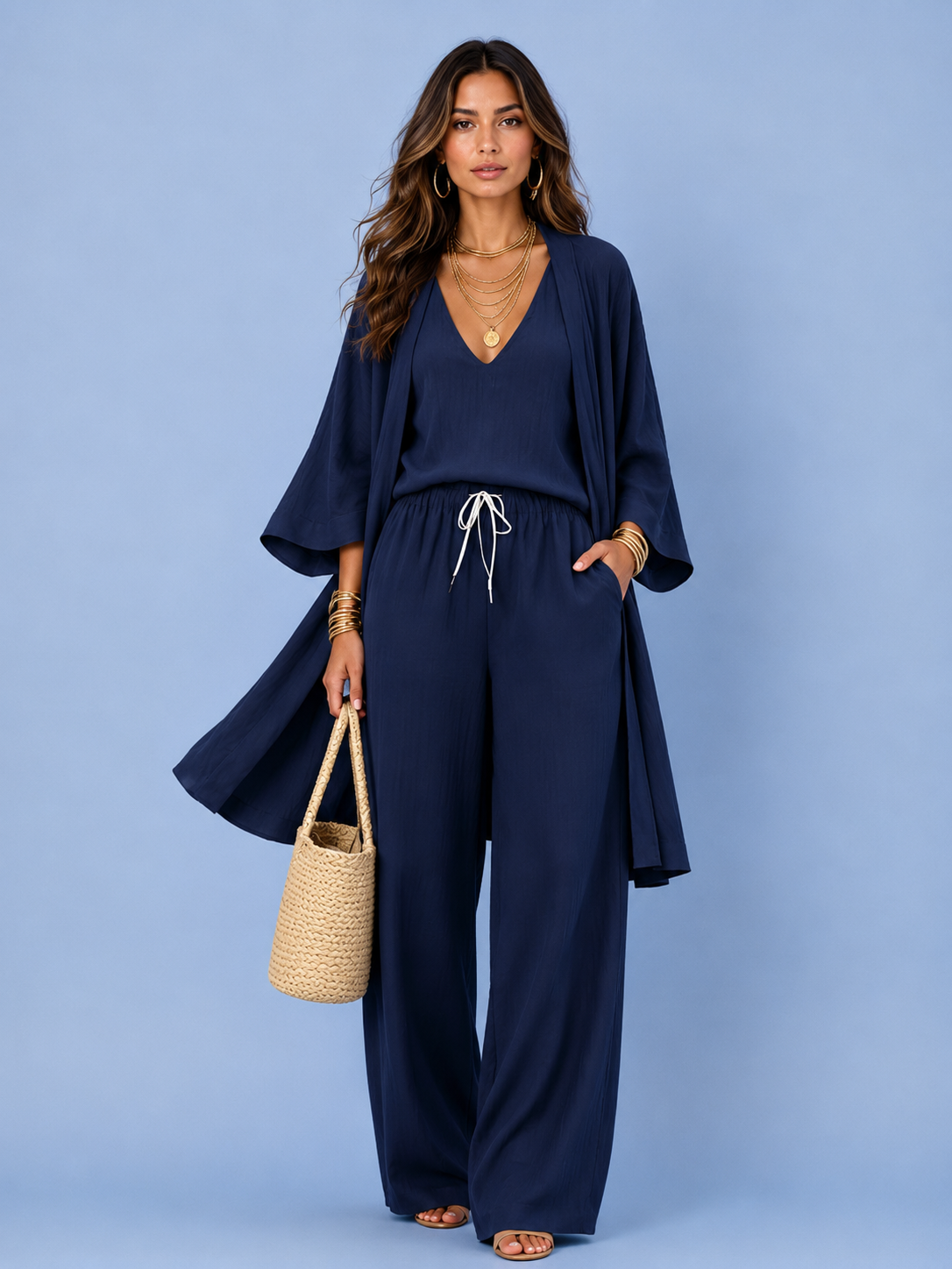 Isla Linen Lounge Set | SIMSHA