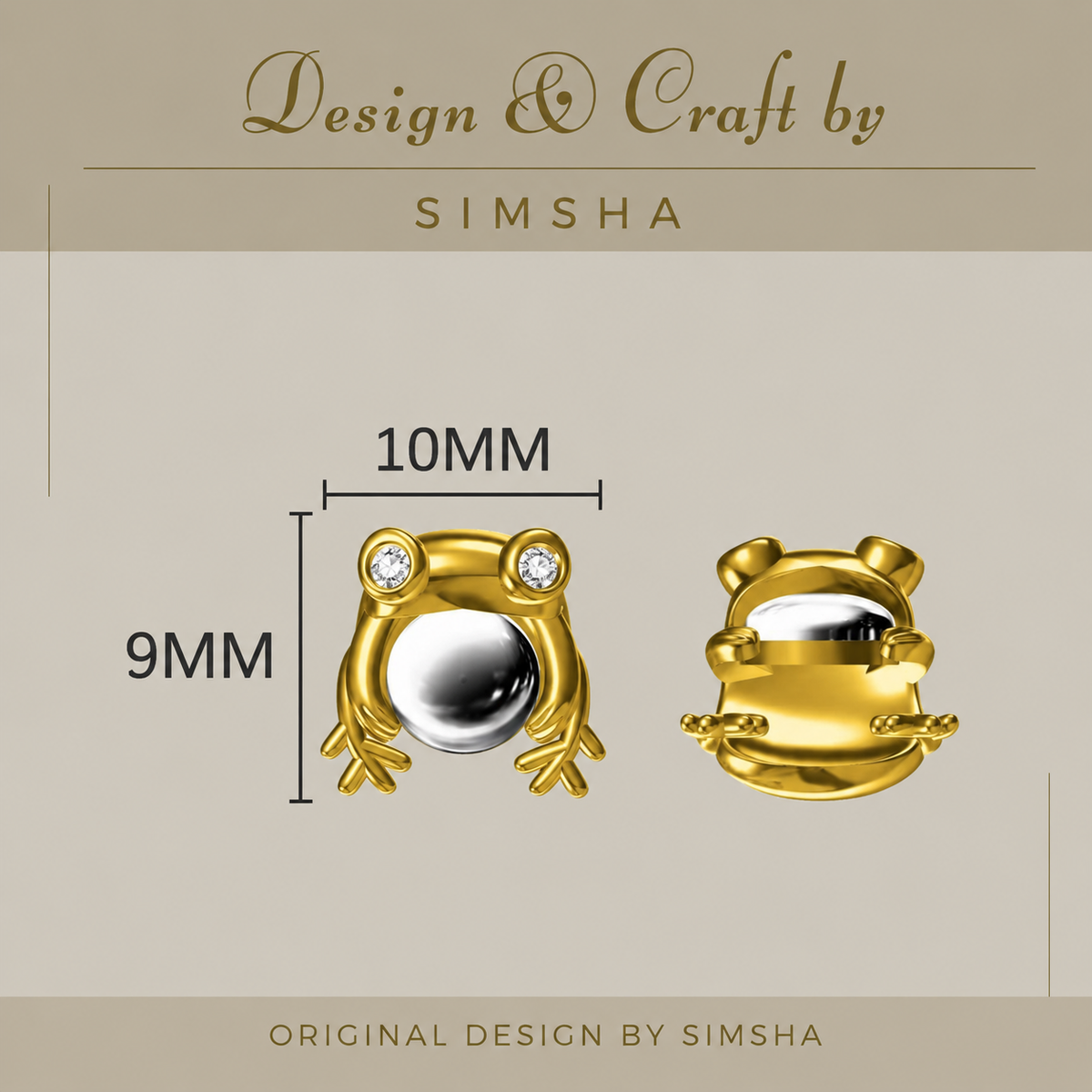 Amelie™ Opal Frog Stud Earrings