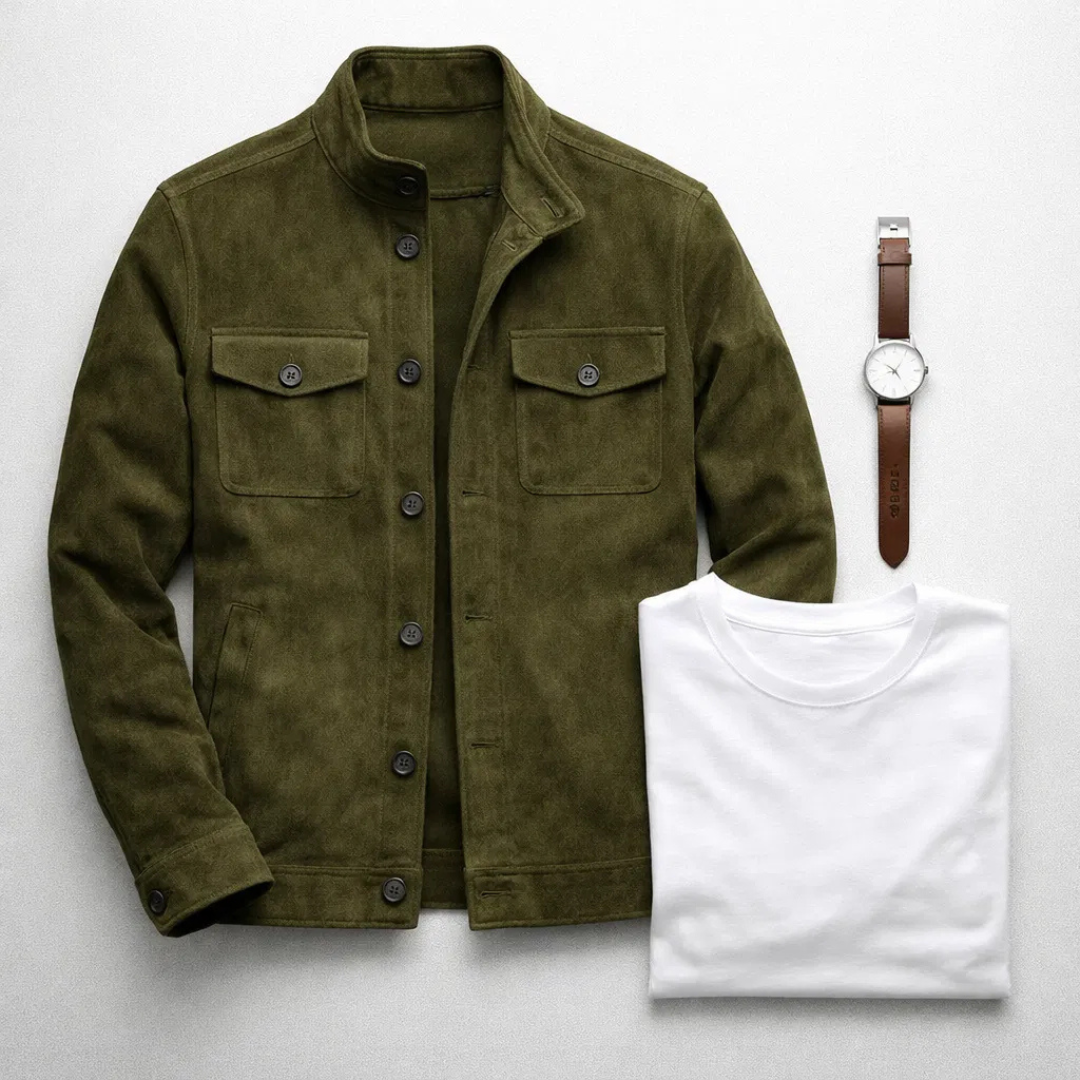 Lorenzo Milano Suede Jacket | SIMSHA