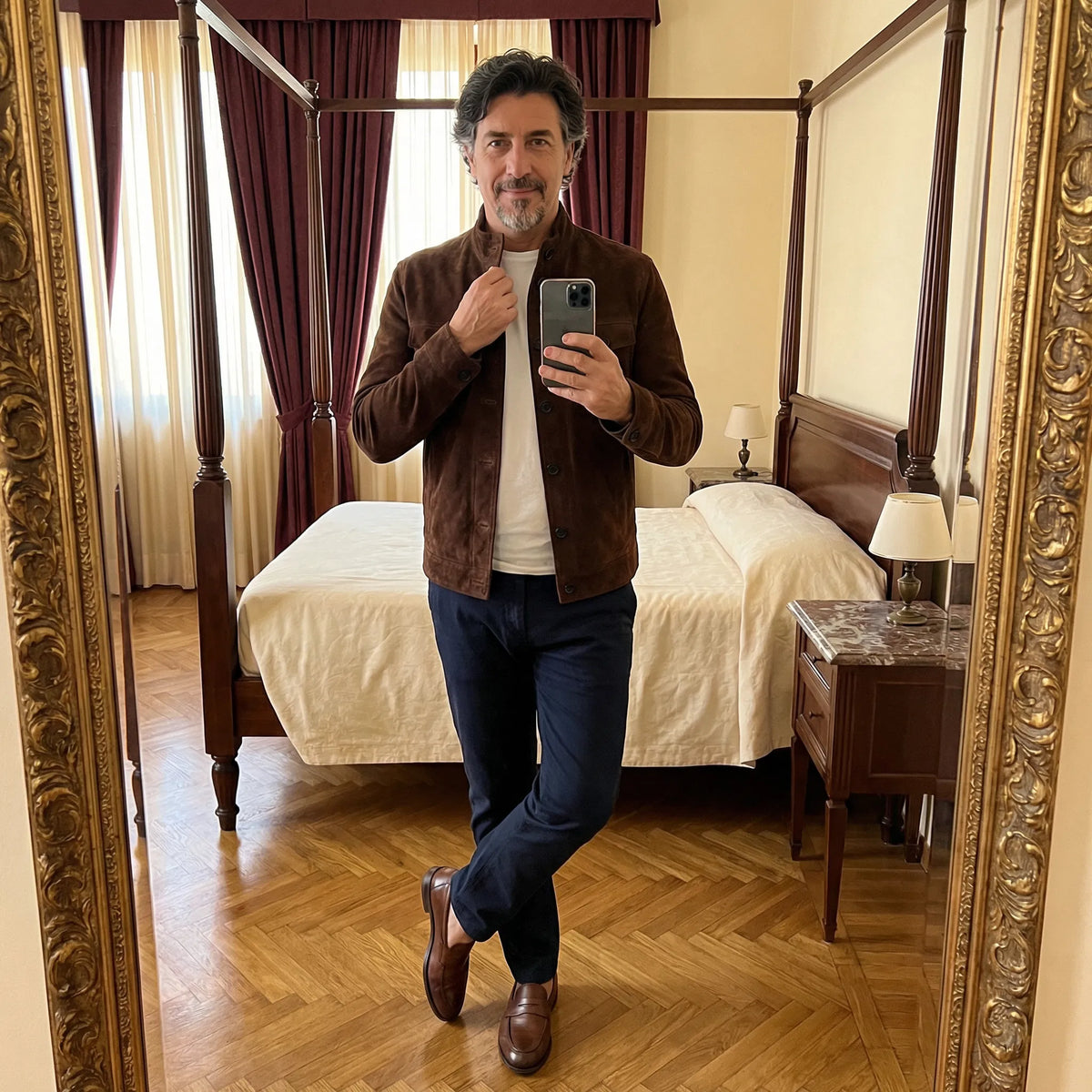 Lorenzo Milano Suede Jacket | SIMSHA