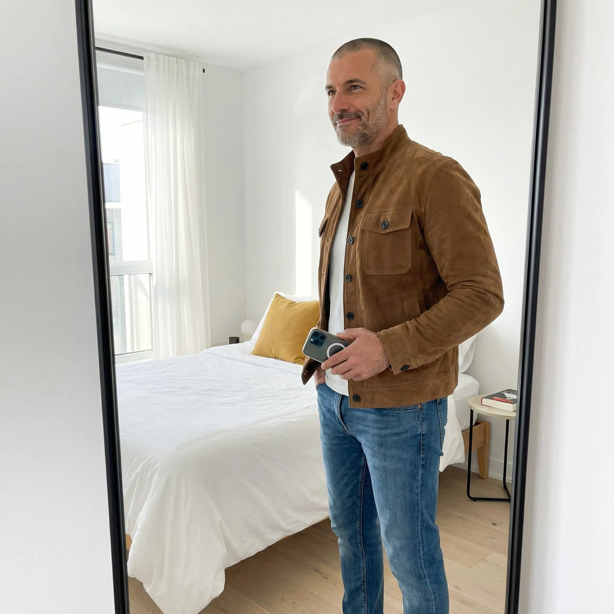 Lorenzo Milano Suede Jacket | SIMSHA