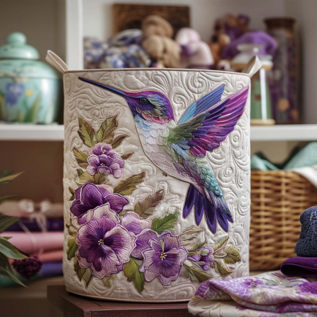 Amélie™ | Hummingbird Bloom Laundry Basket