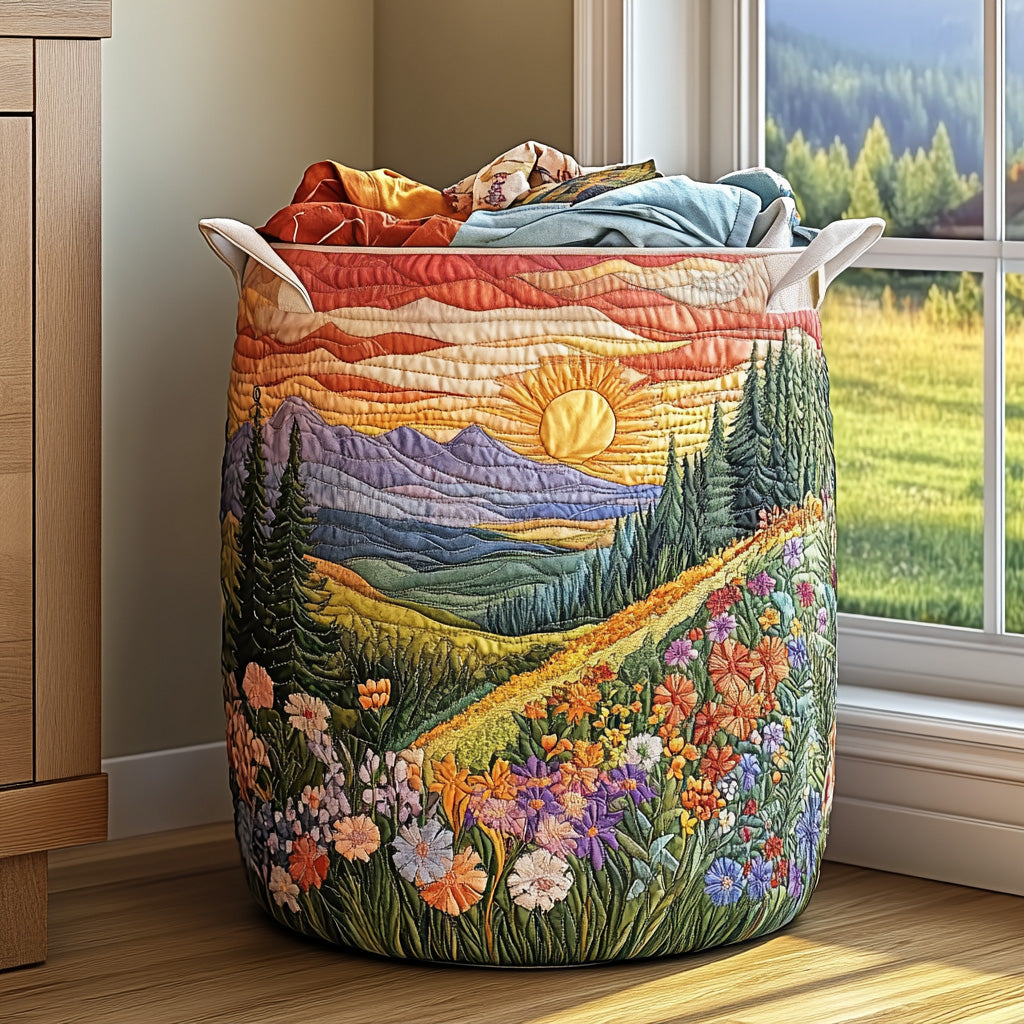 Marigold™ | Sunshine Floral Laundry Basket