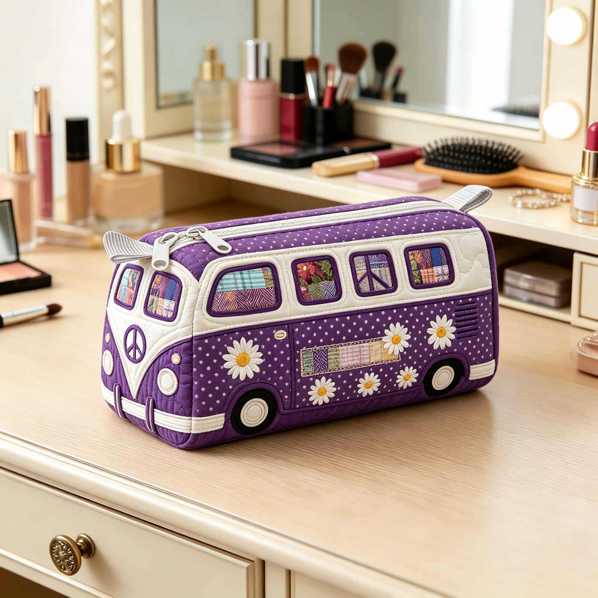VANESSA | RETRO CAMPER VAN COSMETIC BAG