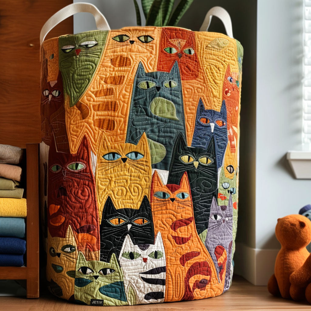 Mabel™ | Purrfect Cats Laundry Basket