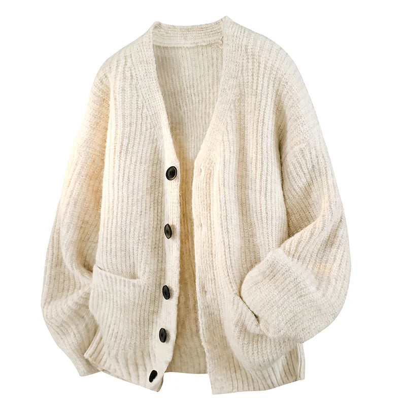 Arthur™ | Relaxed V-Neck Knit Cardigan