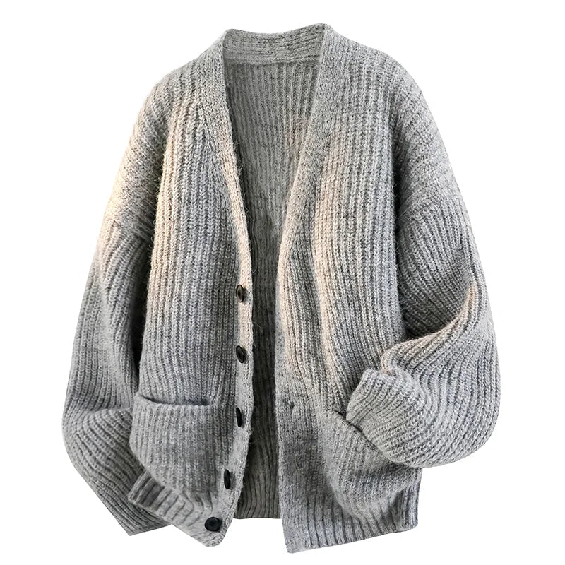 Arthur™ | Relaxed V-Neck Knit Cardigan