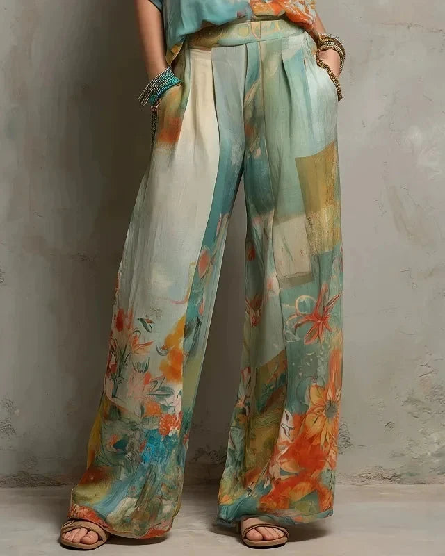 Coastal Bloom Co-Ord Set | SIMSHA
